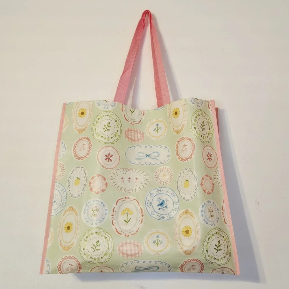 Flowers Floral Plates Ceramic Molds Mold Wall Decor Design Gift Bag TJMaxx